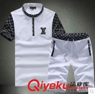 4.1夏裝上新 2015高端純色男士短袖T恤套裝，廠家直銷引爆批發代理市場